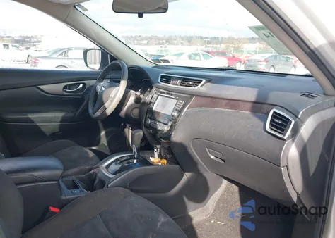 2015 Nissan Rogue Sv из США, поврежденный, VIN KNMAT2MV7FP549577